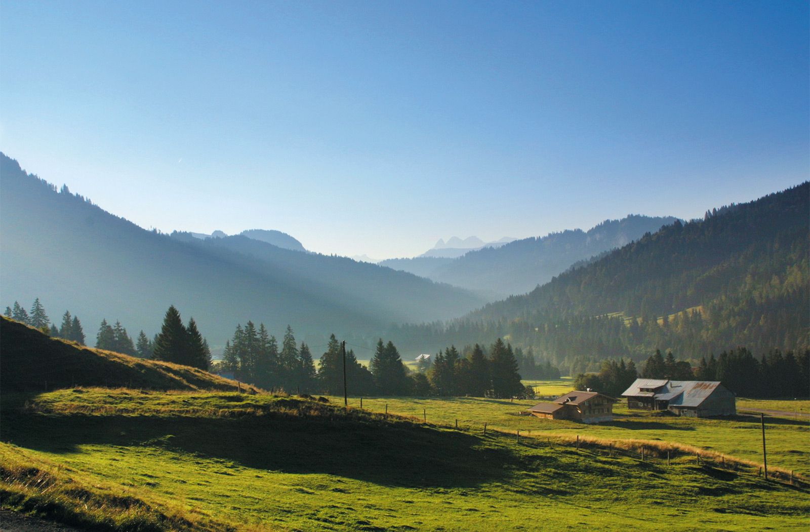 Sonnenaufgang in den Hörnerdörfern